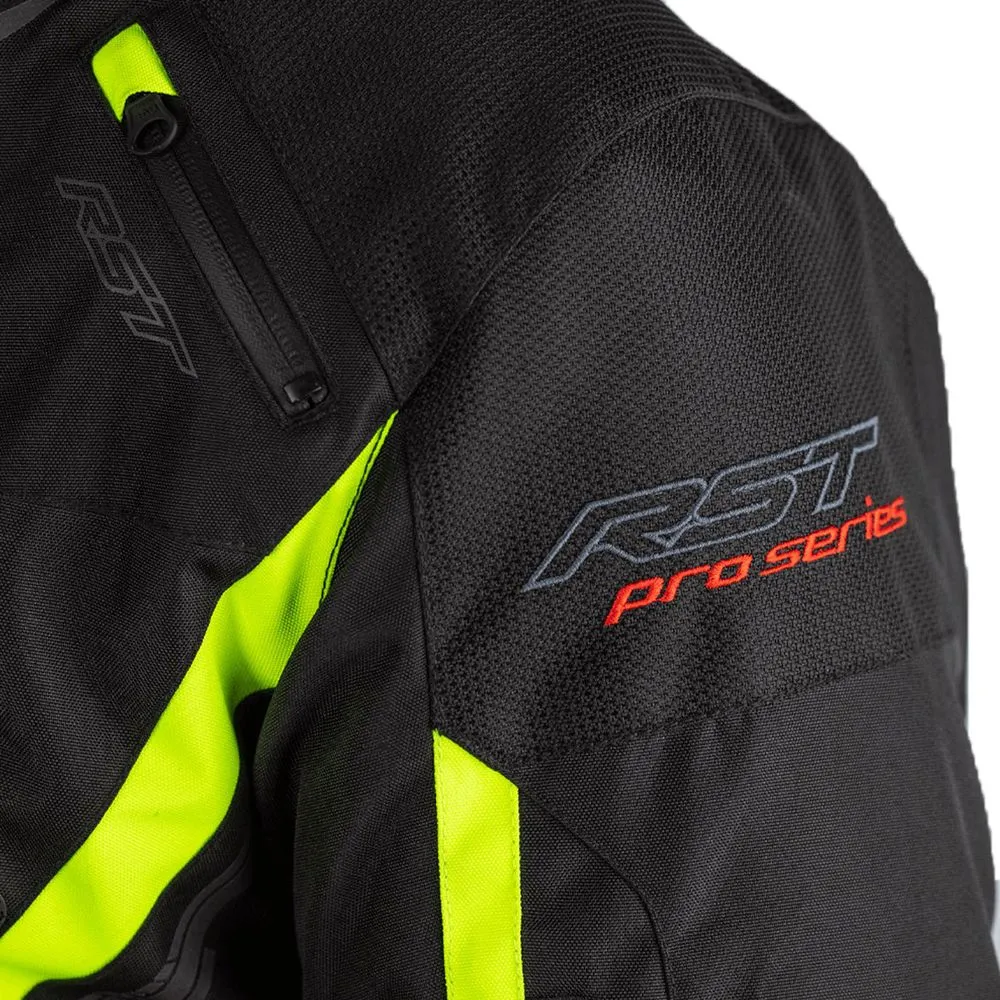 RST Pro Series Paragon 6 CE Textile Jacket Black / Fluo Yellow