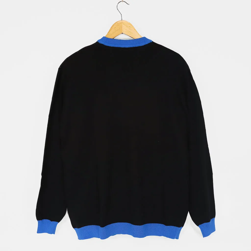 Santa Cruz - Shark Trip Knitted Crewneck Jumper - Black / Blue