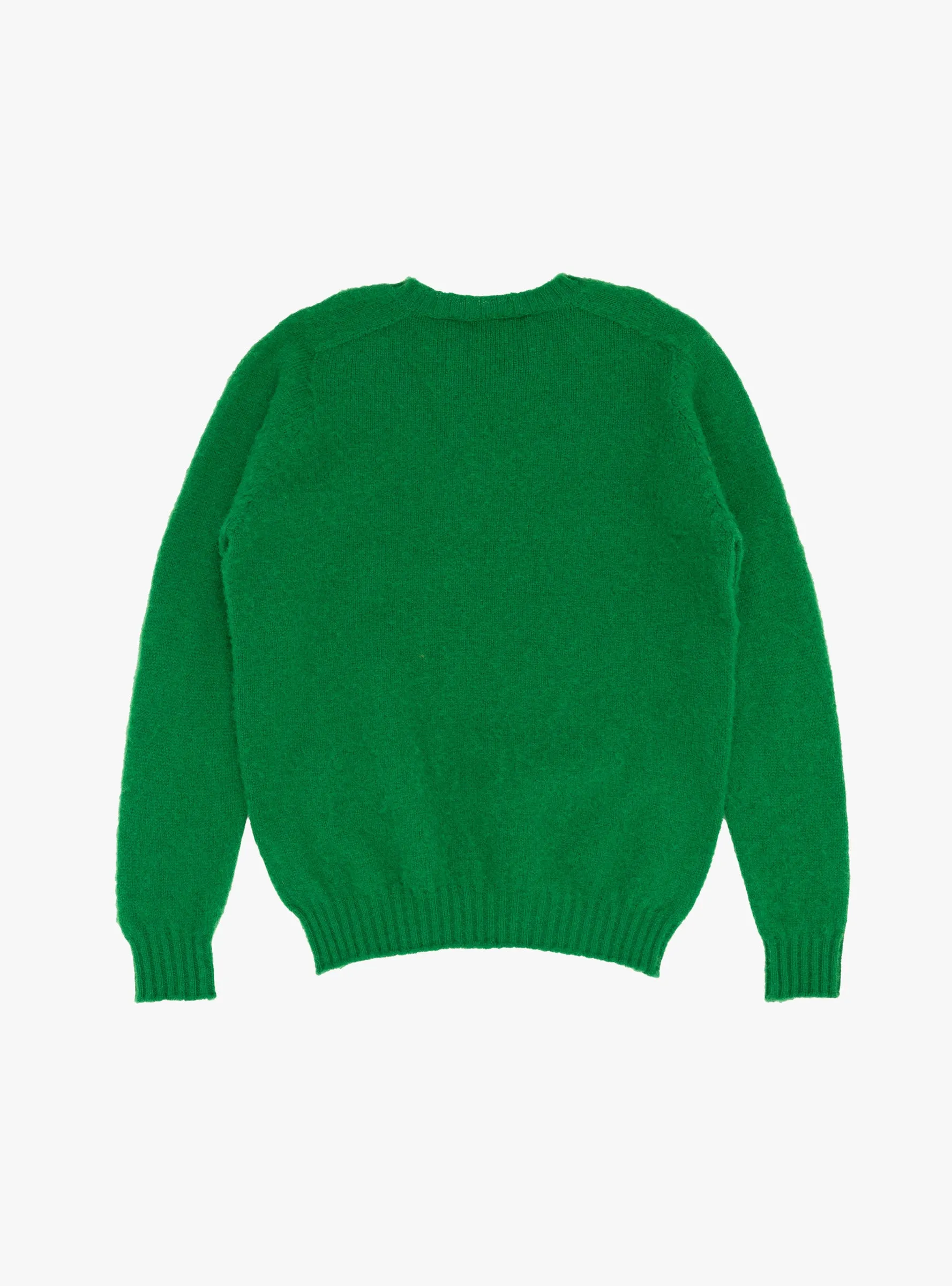 Shaggy Bear Jumper Green Star