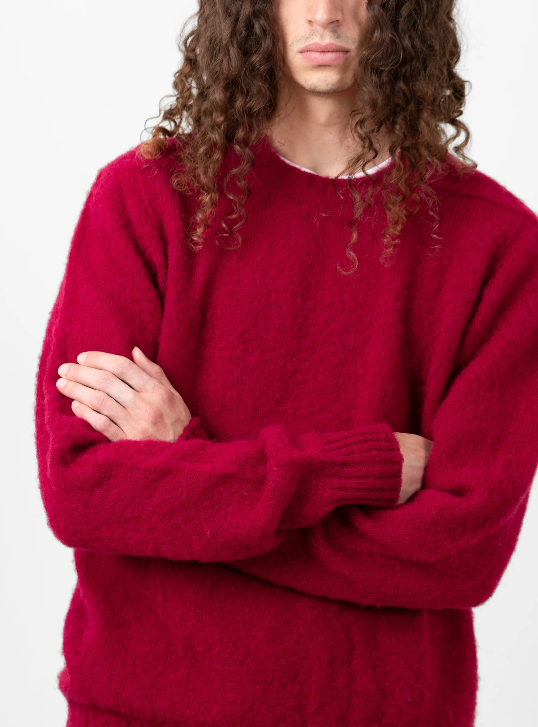 Shaggy Bear Jumper Rosy