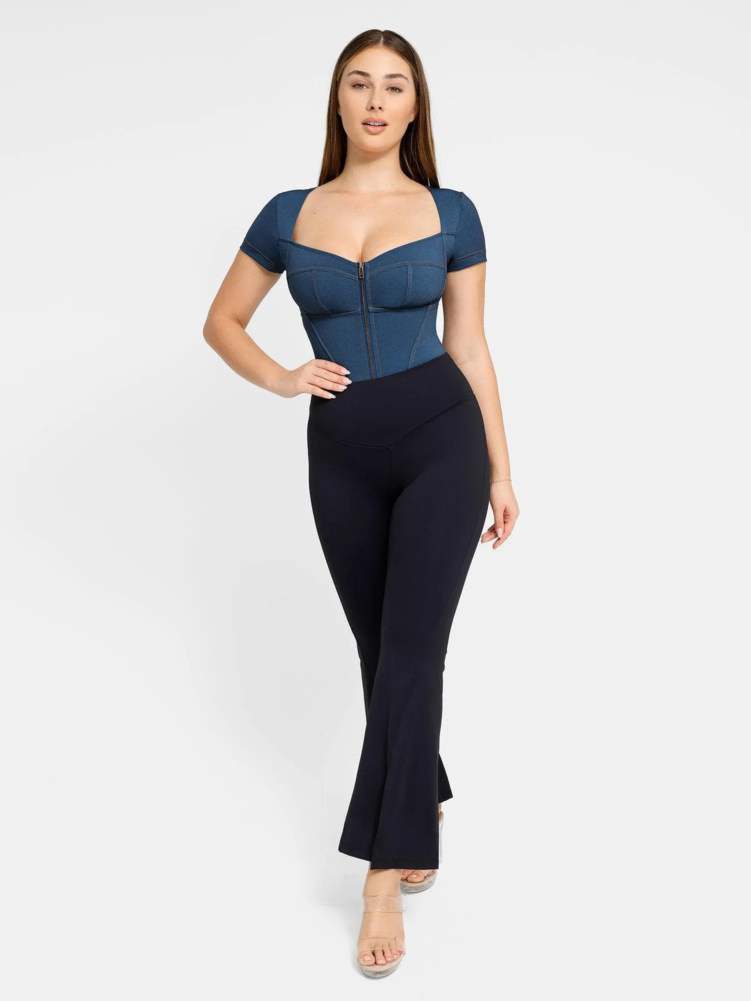 Shapewear Denim Sculpting Dress or Bodysuit or Jumpsuit