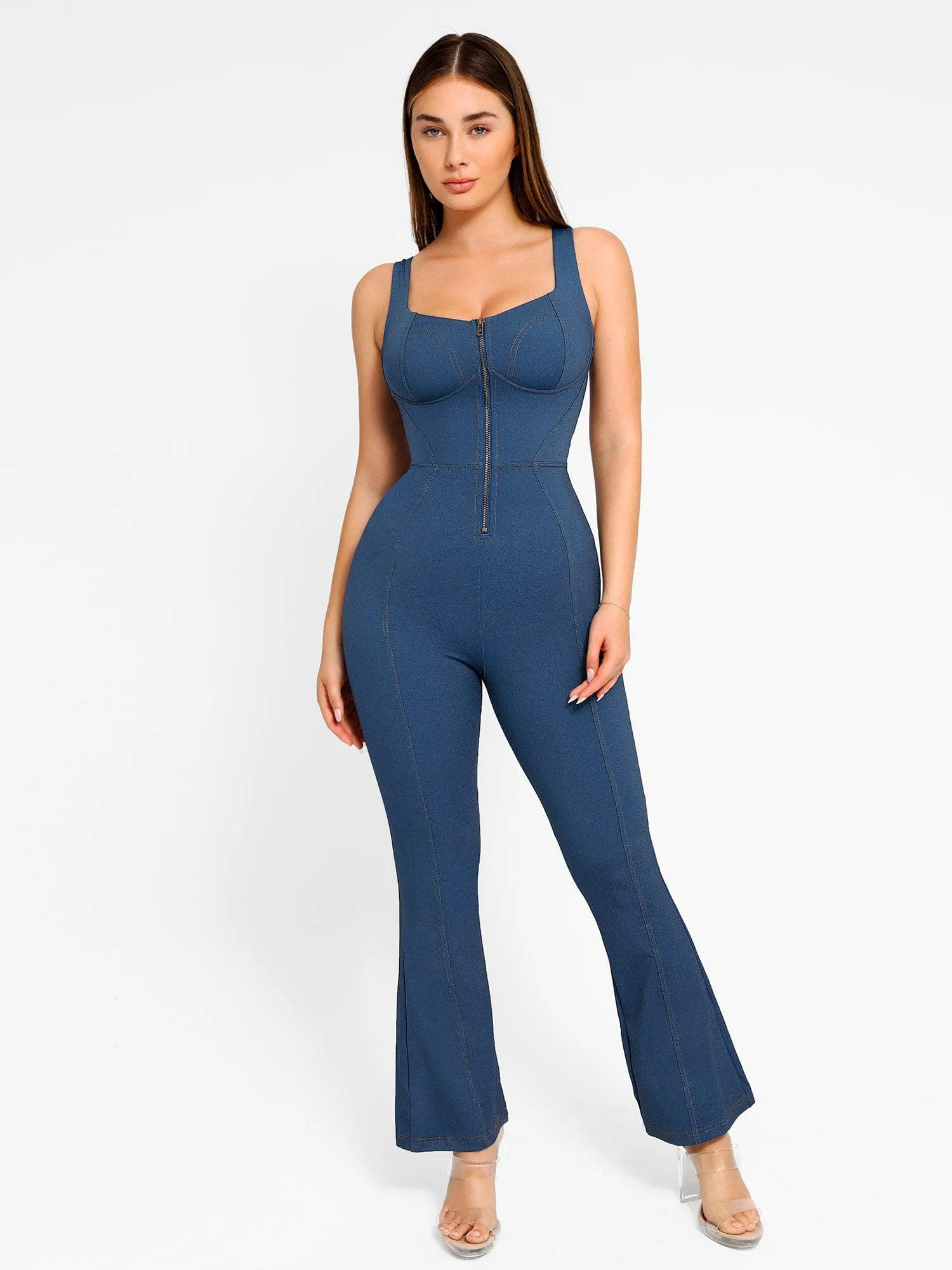 Shapewear Denim Sculpting Dress or Bodysuit or Jumpsuit