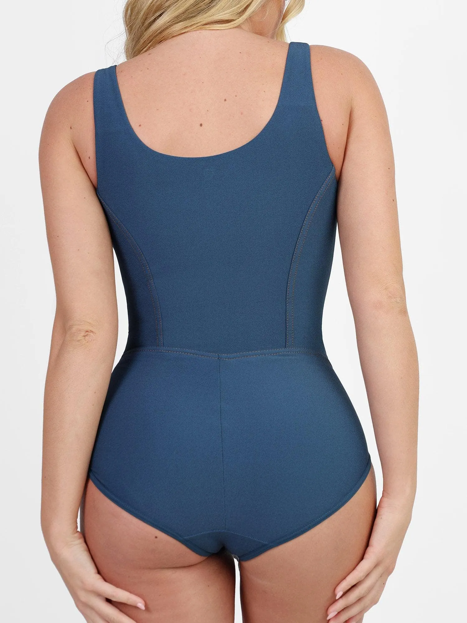 Shapewear Denim Sculpting Dress or Bodysuit or Jumpsuit