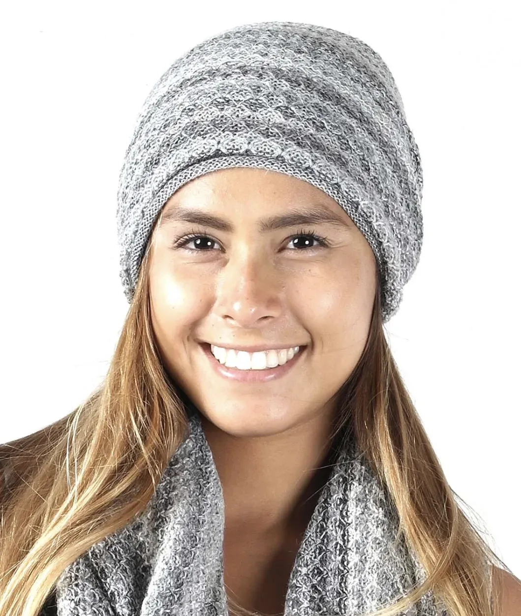 Shupaca Printed Beanie -Monochrome