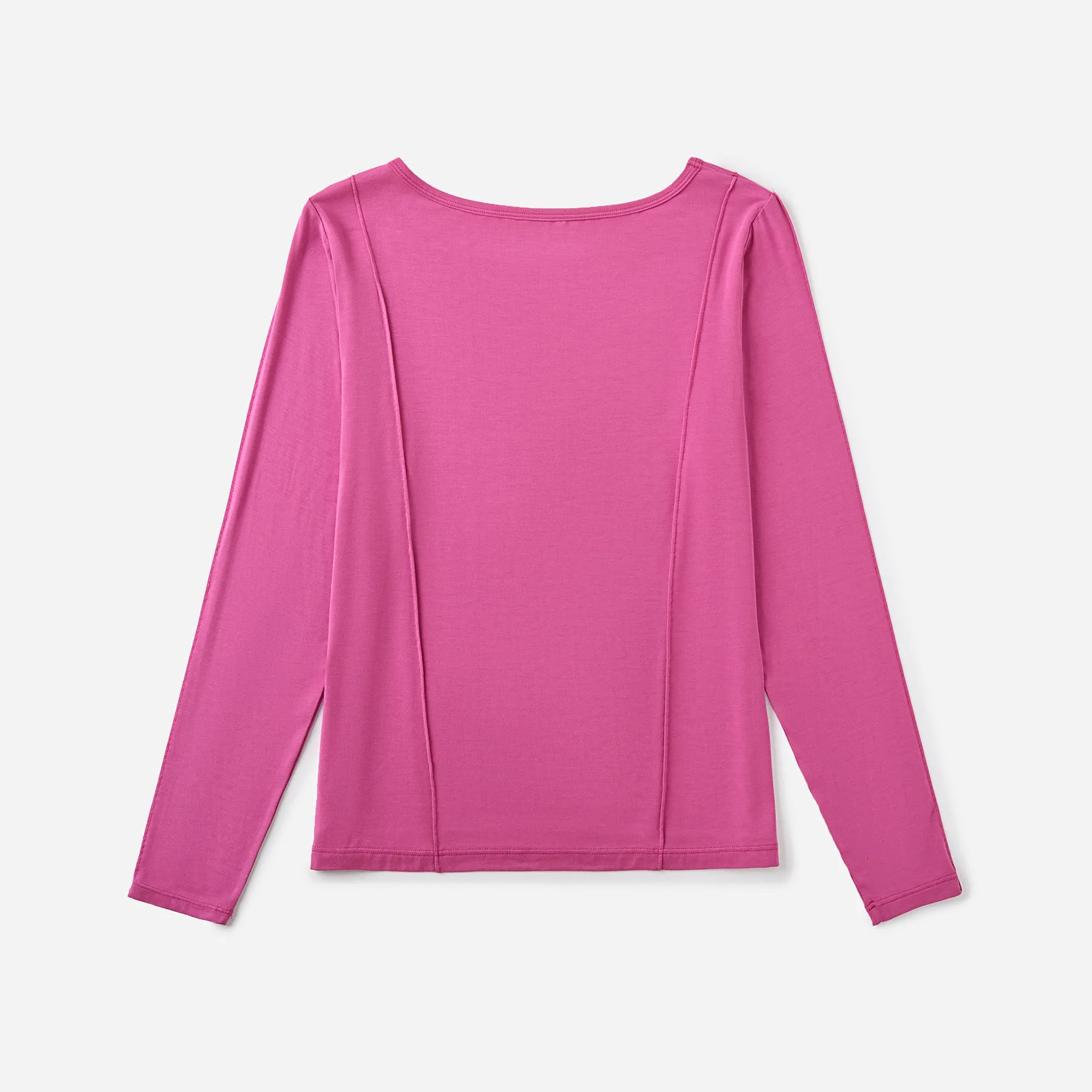 Silktouch TENCEL™ Modal Air Round Neck Long Sleeve Top