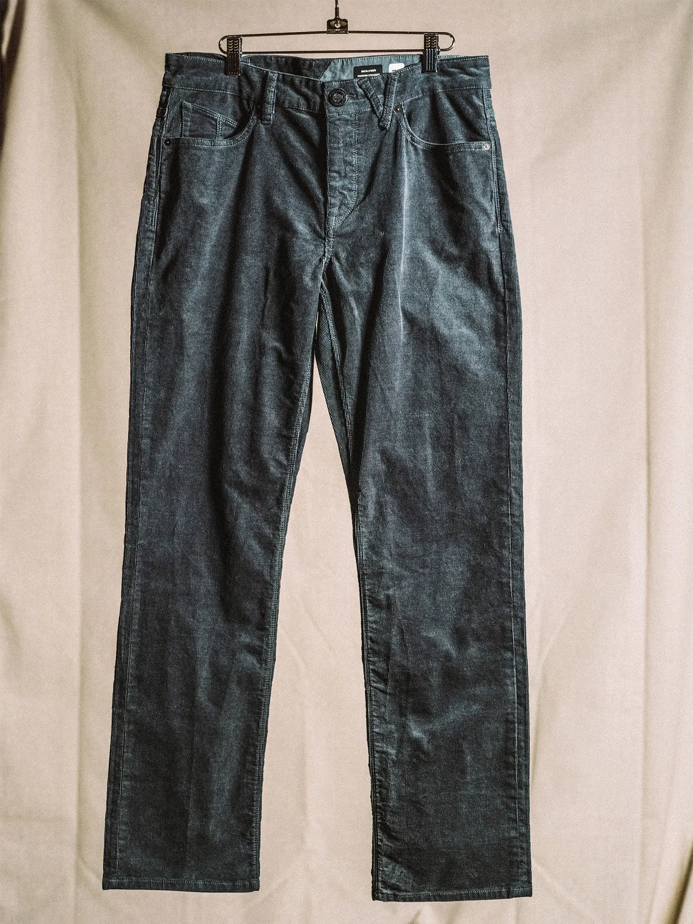 Solver 5 Pocket Corduroy Modern Fit Jeans - Dark Slate