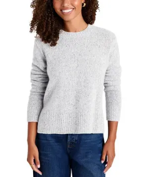 SPLENDID DAISY CASHMERE SWEATER ICE HEATHER GREY