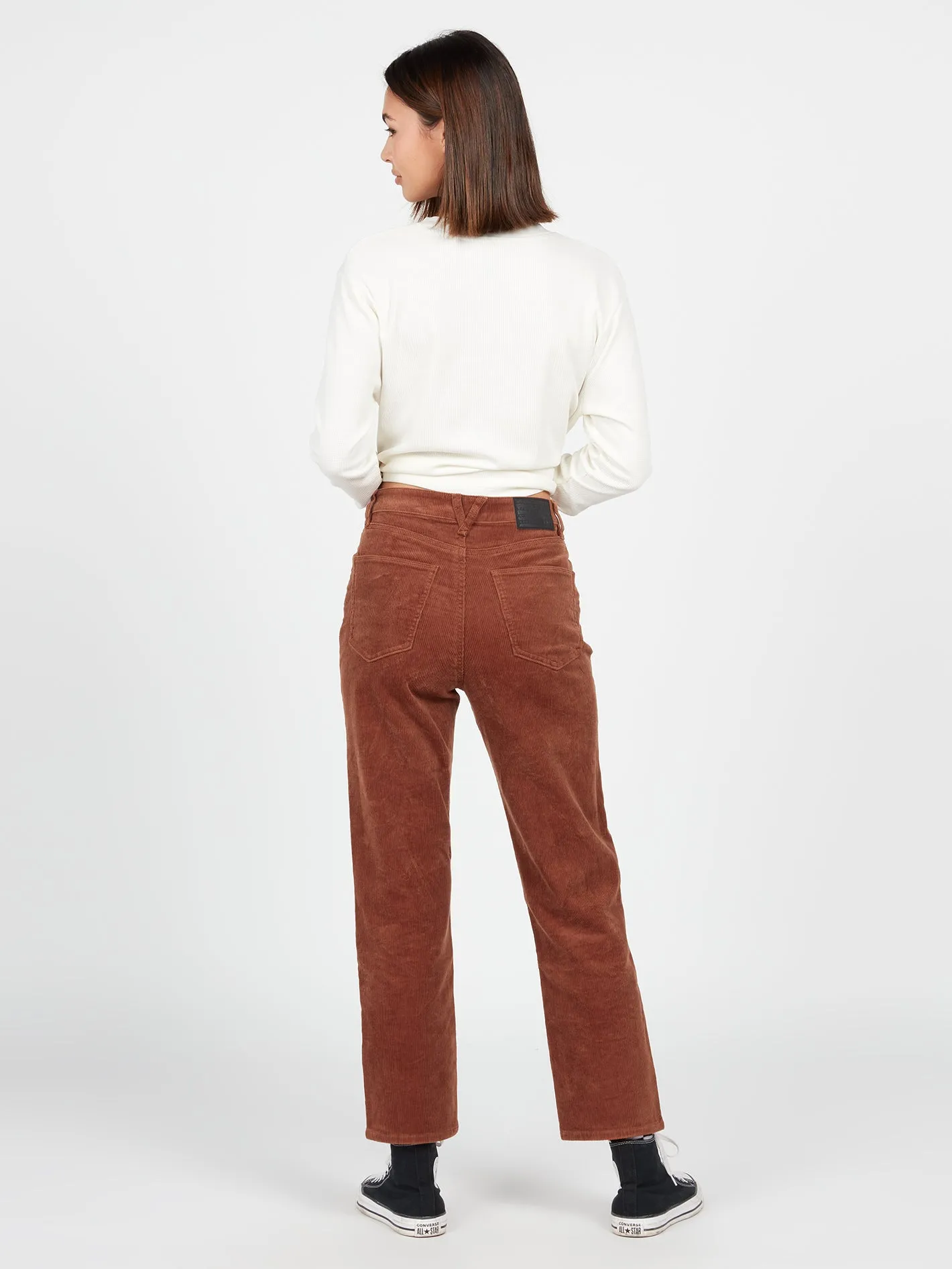 Stoned Straight Jeans - Dark Clay