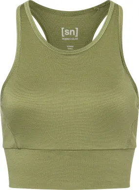 super.natural Women&#x27;s Liquid Flow Top Sage | Buy super.natural Women&#x27;s Liquid Flow Top Sage here | Outnorth