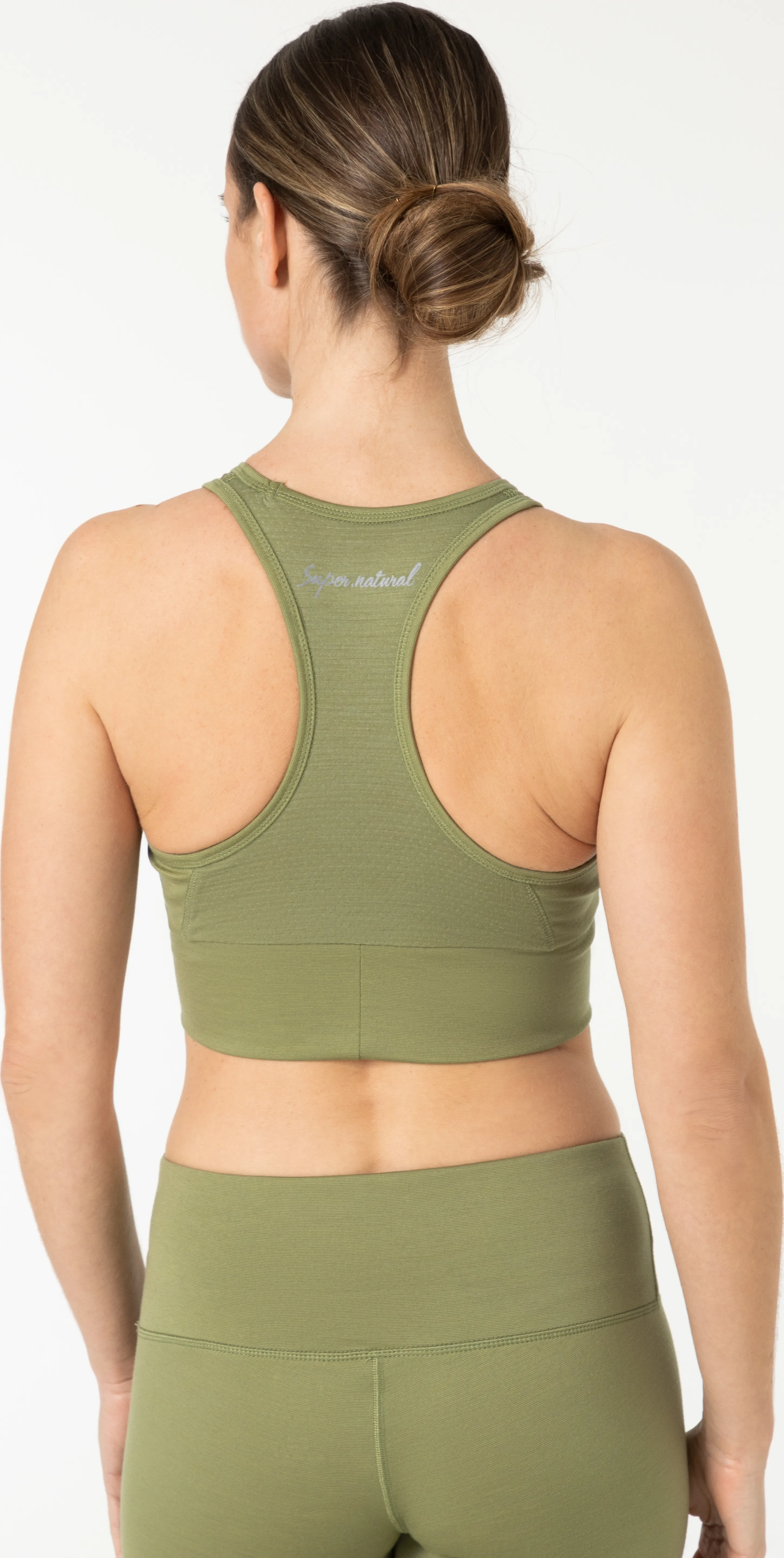 super.natural Women&#x27;s Liquid Flow Top Sage | Buy super.natural Women&#x27;s Liquid Flow Top Sage here | Outnorth