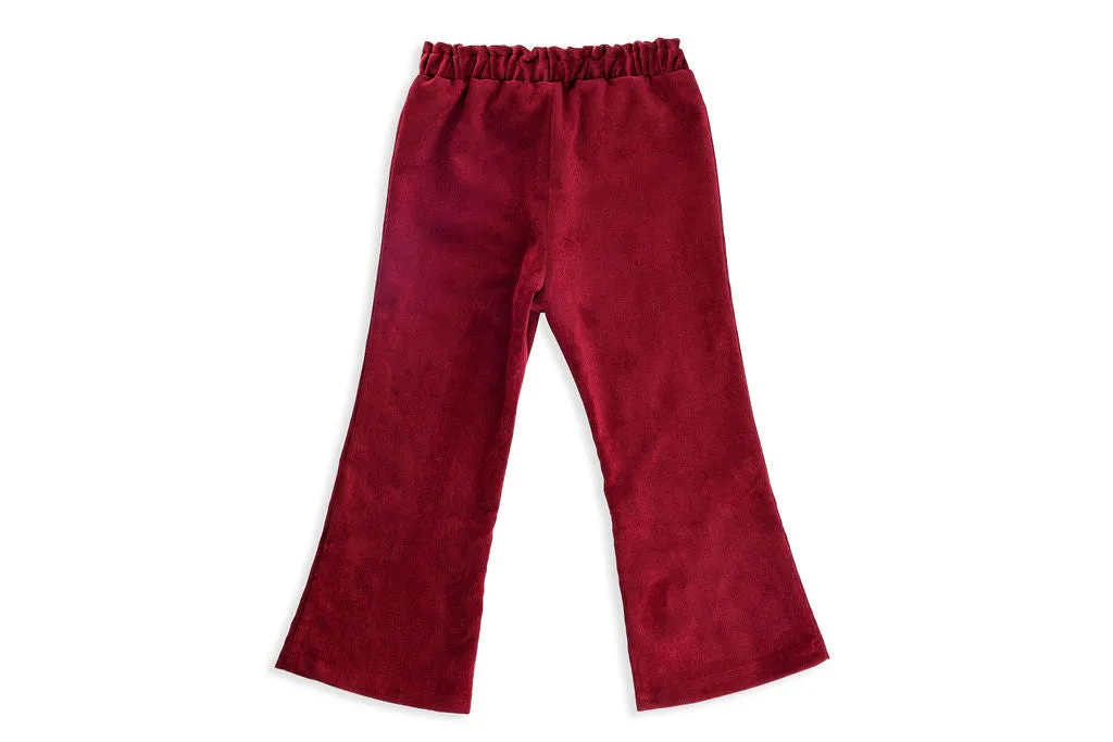 Tania Red Corduroy Pants