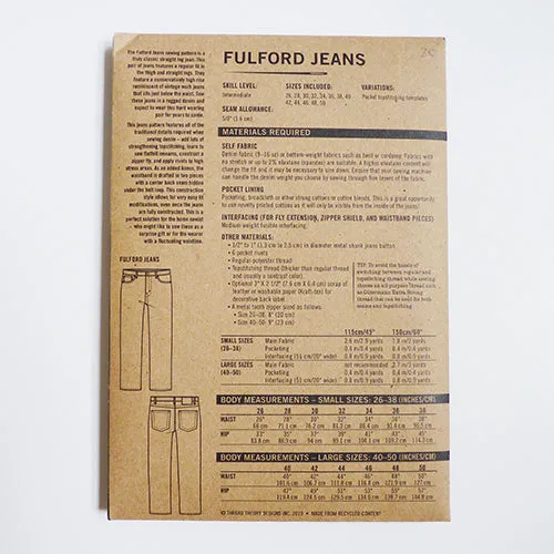 Thread Theory : Fulford Jeans