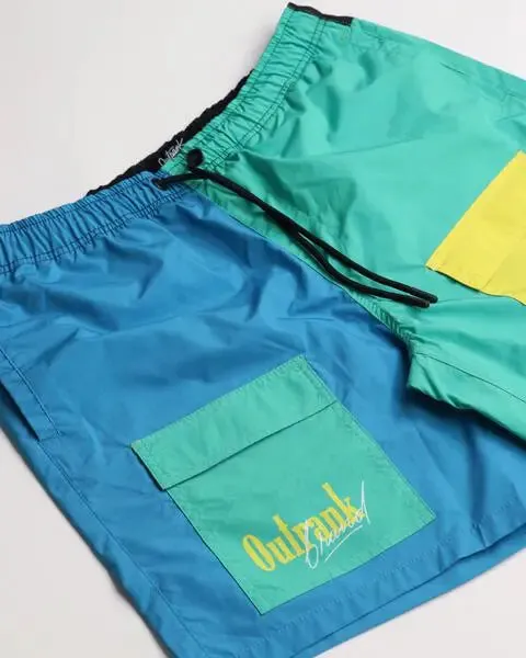 Unsinkable Color Blocked "7 Shorts