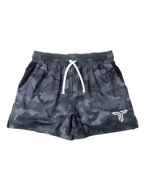 Urban Camo Gym Shorts (5” & 7” Inseam) - Black