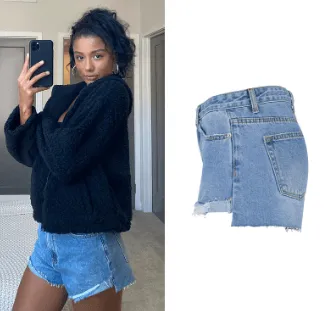 Urban Edge Ripped Denim Shorts