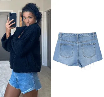 Urban Edge Ripped Denim Shorts