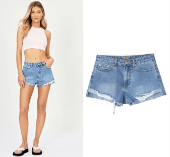 Urban Edge Ripped Denim Shorts