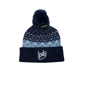 Visit Indy Banff Beanie Navy