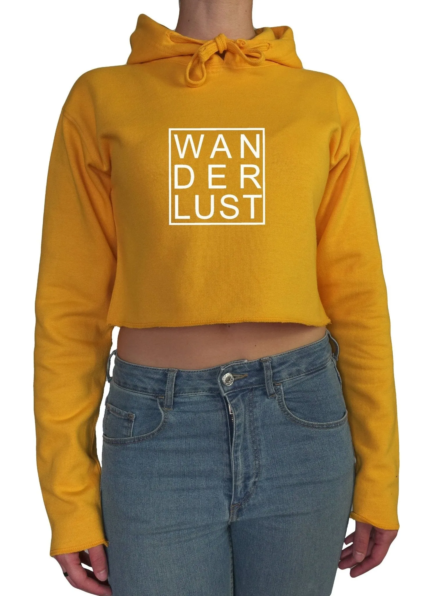 WANDERLUST || Organic Cotton || Crop Hoodie