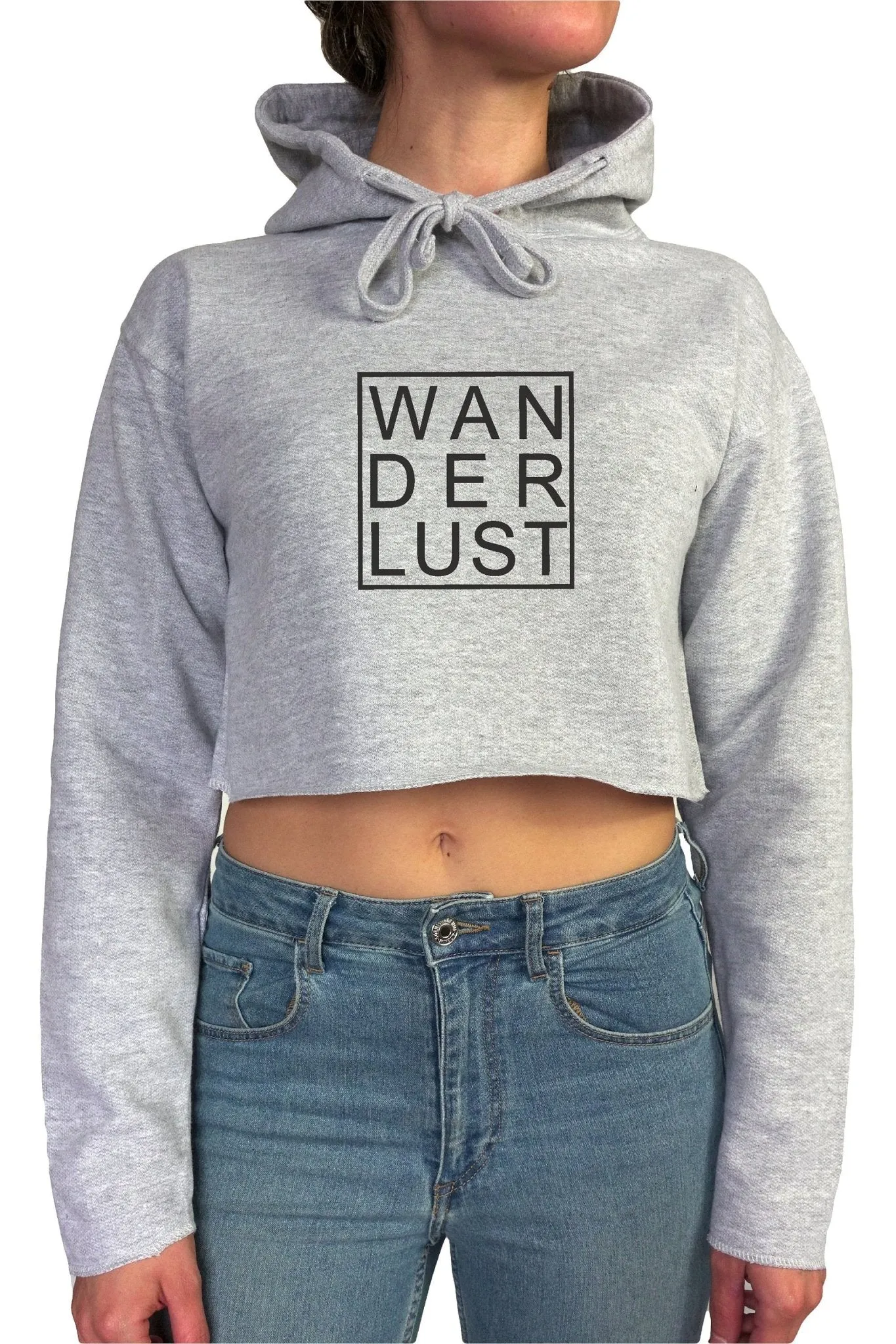 WANDERLUST || Organic Cotton || Crop Hoodie