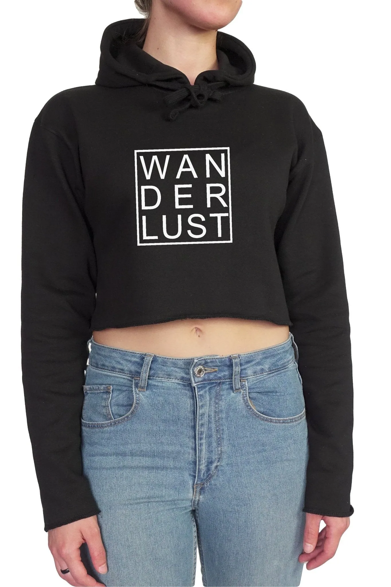 WANDERLUST || Organic Cotton || Crop Hoodie