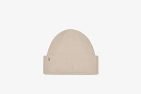 Westray Ribbed Cashmere Beanie - Alabaster