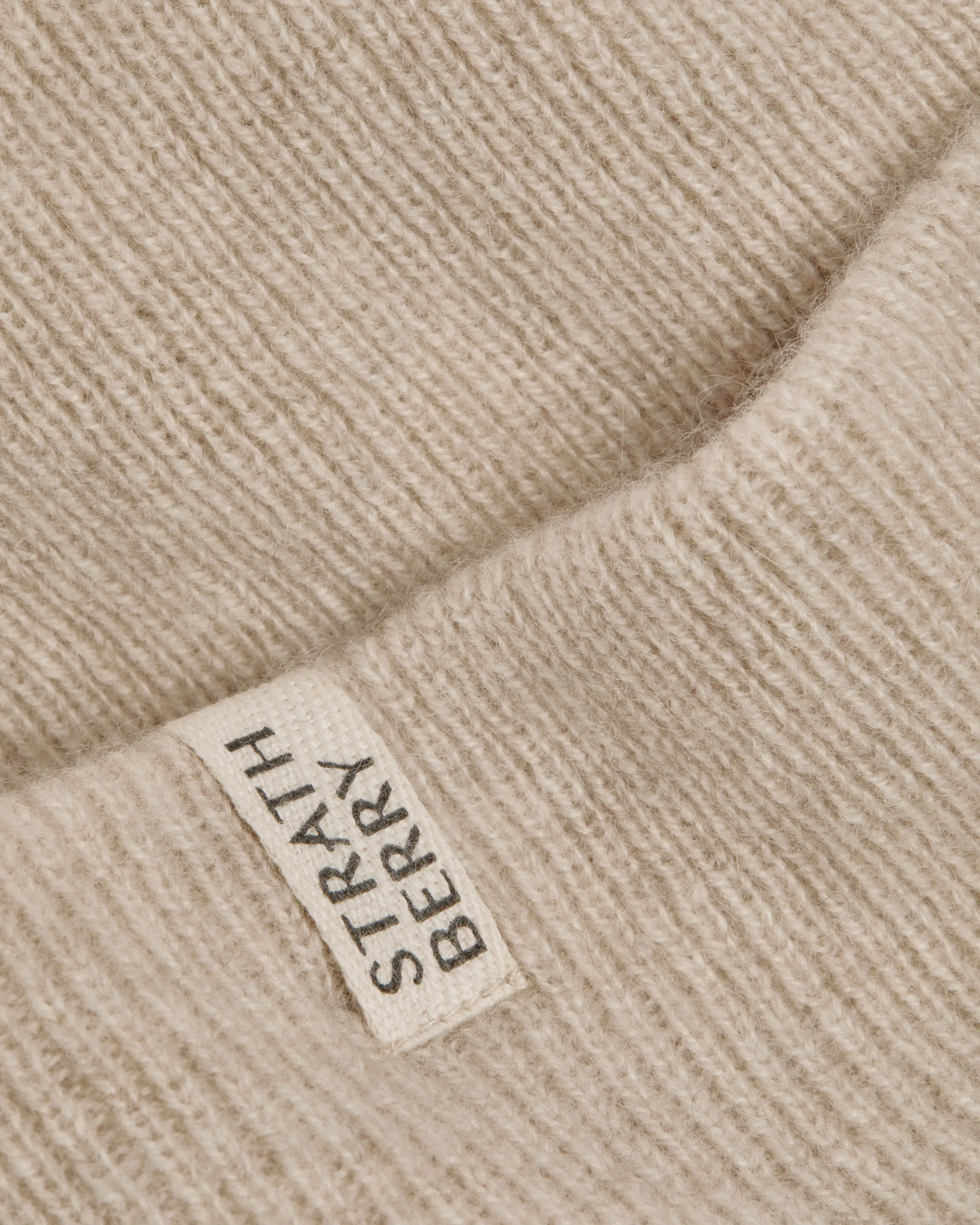 Westray Ribbed Cashmere Beanie - Alabaster