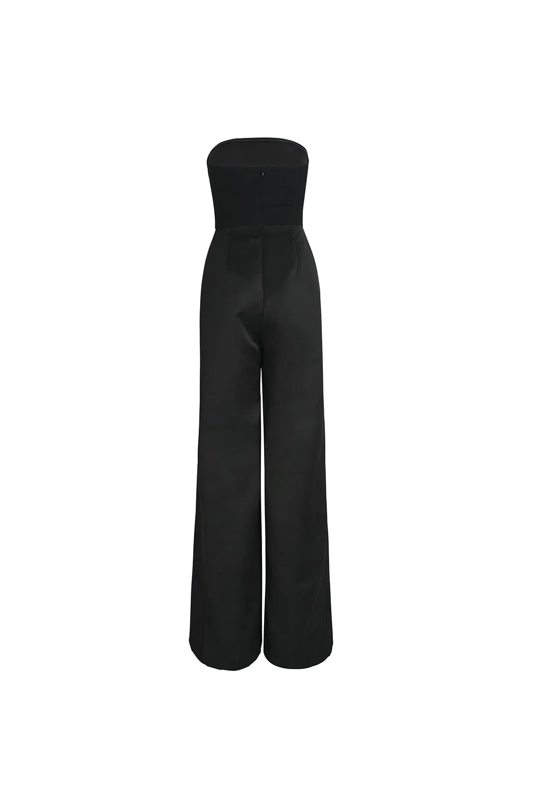 Wide leg jumpsuit | Black jumpsuit | Street shooting jumpsuit