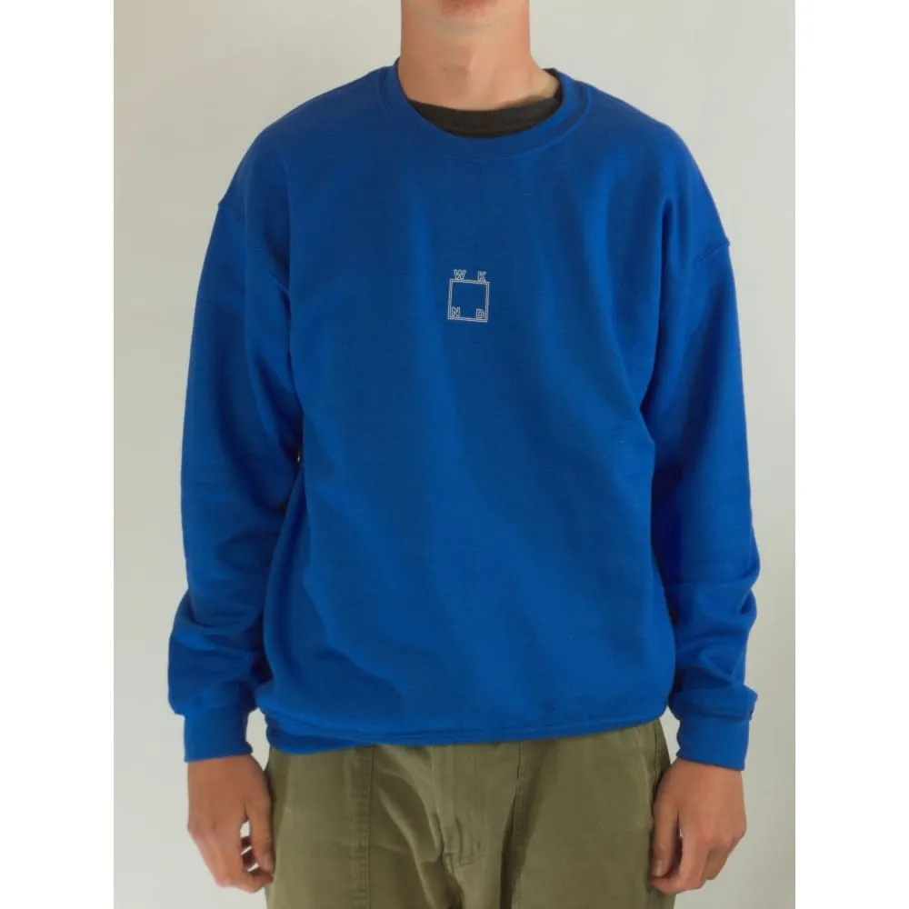 Wknd - Outline - Crew - Sweatshirt - Royal Blue