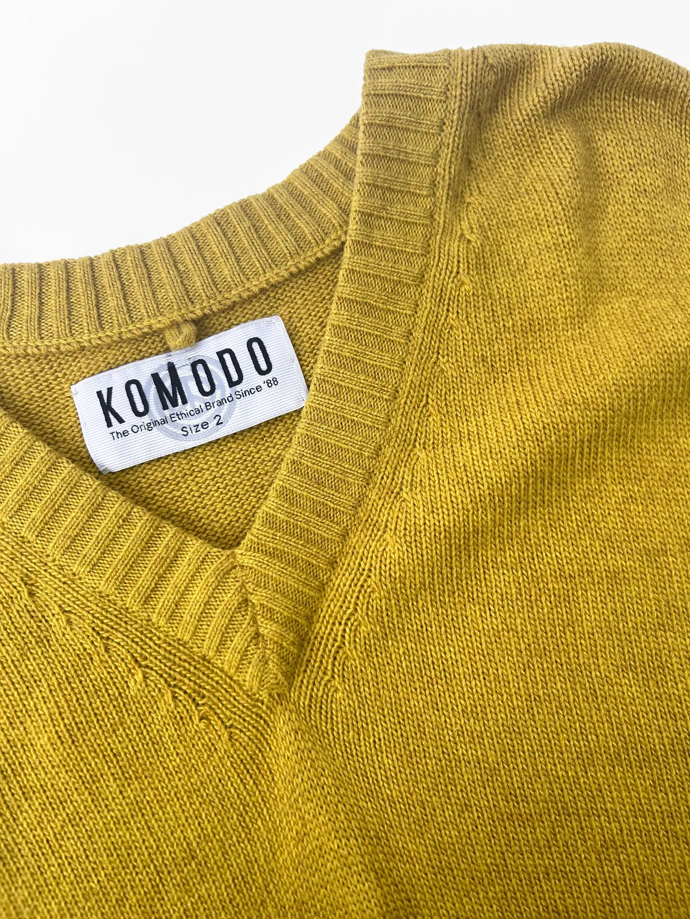 WONDER Wool Blend Jumper - Mustard